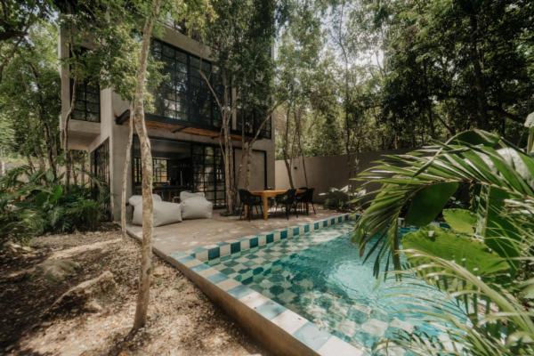 Casa Pala Designer La Veleta Jungle Home Tulum Extérieur photo